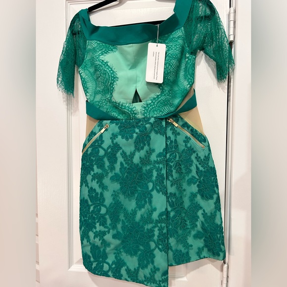 NWT Three Floor Lace is More Dress US SZ 6 - Picture 3 of 10